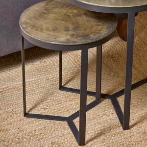 Nkuku Karoko Set of two Side Tables